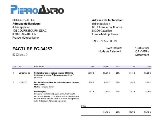 Collimateur concentrique 2Z