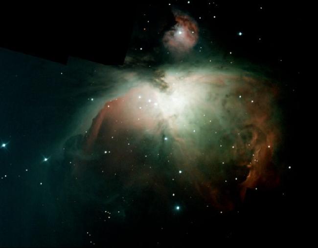 M42 en VA avec la lune à 83%