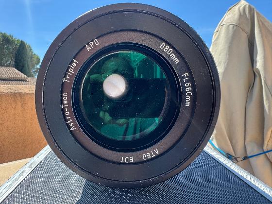 Lunette Astrotech triplet AT80 EDT+DO+ correcteur