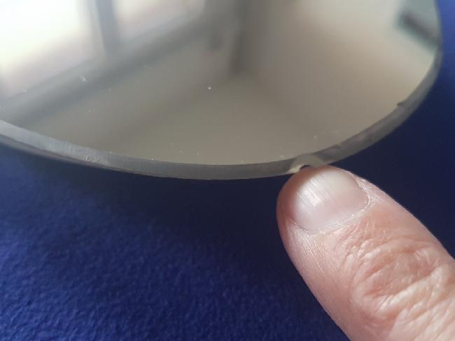 Miroir plan (secondaire) de 122mm