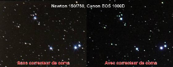 Effet correcteur de coma