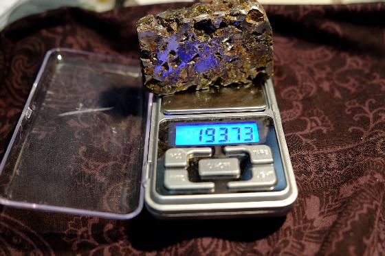 echange/vends météorite Pallasite Brahin 193 Gr
