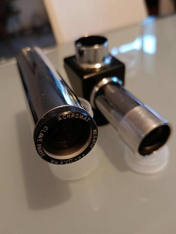 CLAVE  : Renvoi Coudé avec barlow Achro Neg 113.mm
