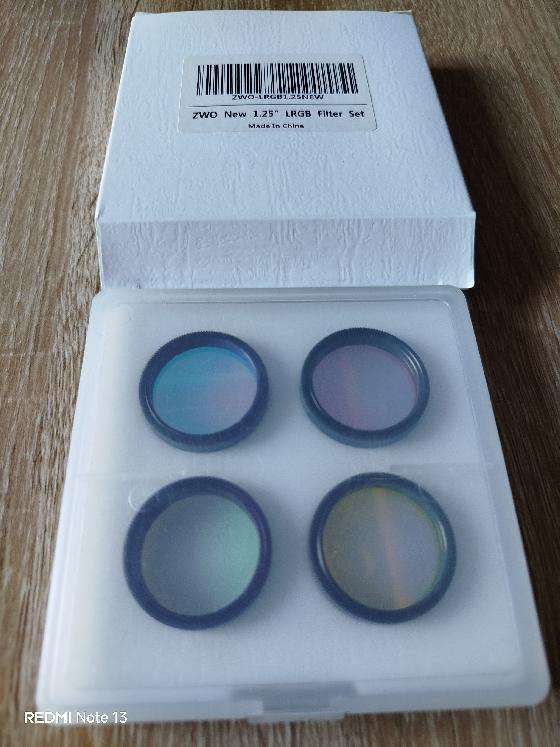 Flitres ZWO LRGB 31.75mm 1.25"