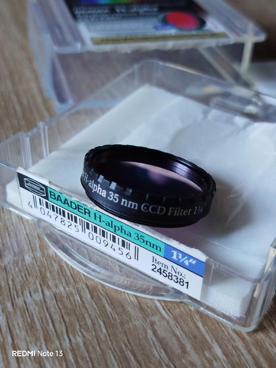 Filtre Baader halpha 35nm 1.25" 31.75mm