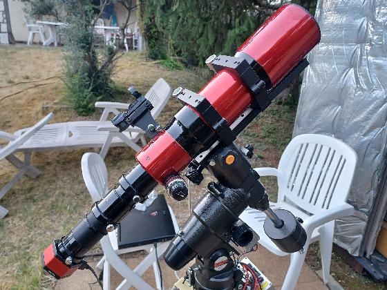 APO 80 mm William optics doublet Fluo