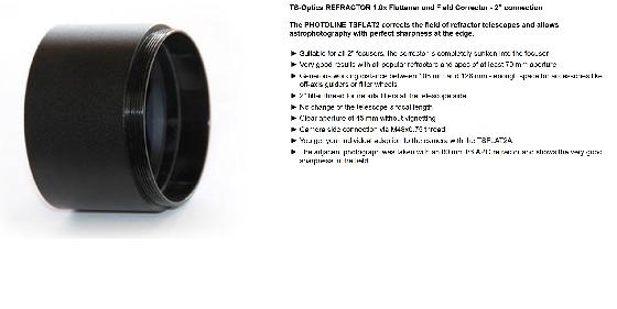 APO 80 mm William optics doublet Fluo