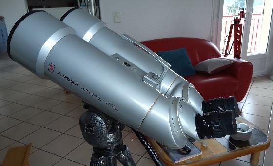 MIYAUCHI bj100i 20x100 petzval jumelles 45°