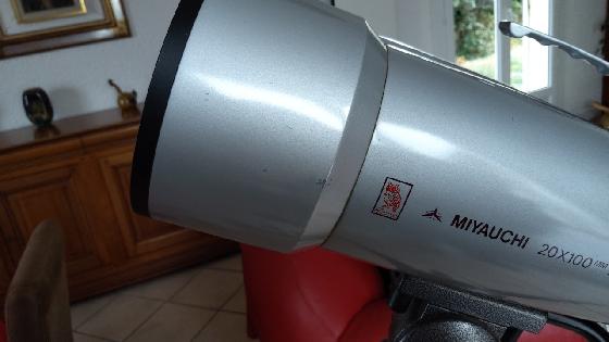 MIYAUCHI bj100i 20x100 petzval jumelles 45°