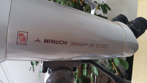 MIYAUCHI bj100i 20x100 petzval jumelles 45°