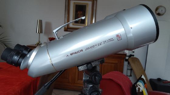 MIYAUCHI bj100i 20x100 petzval jumelles 45°