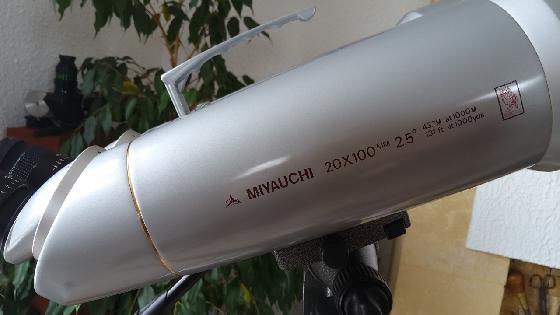 MIYAUCHI bj100i 20x100 petzval jumelles 45°