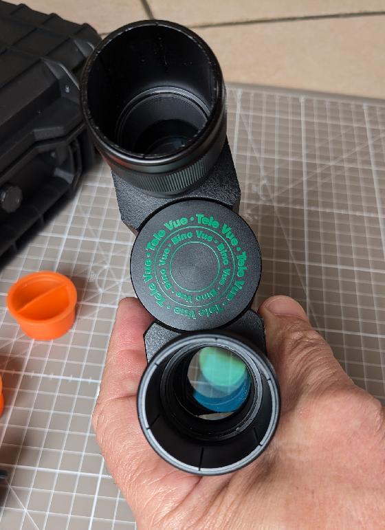 Binoculaire TELEVUE Bino-vue + doubleur TV