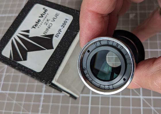 Binoculaire TELEVUE Bino-vue + doubleur TV