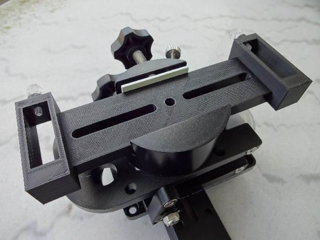 Base Telrad avec queue d'aronde Vixen + rainures 2