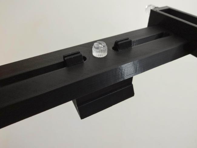 Base Telrad avec queue d'aronde Vixen + rainures 6