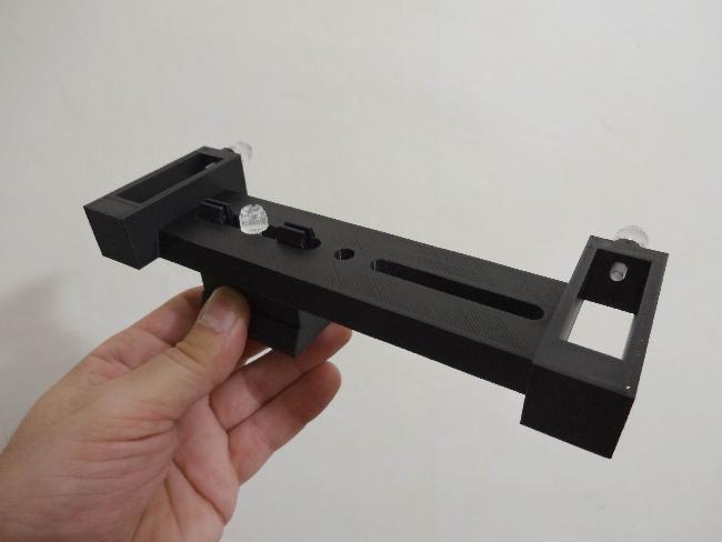 Base Telrad avec queue d'aronde Vixen + rainures 7