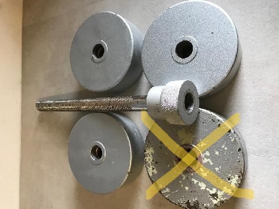 barre à vis + 4 Contrepoids NJP.160 TAKAHASHI  