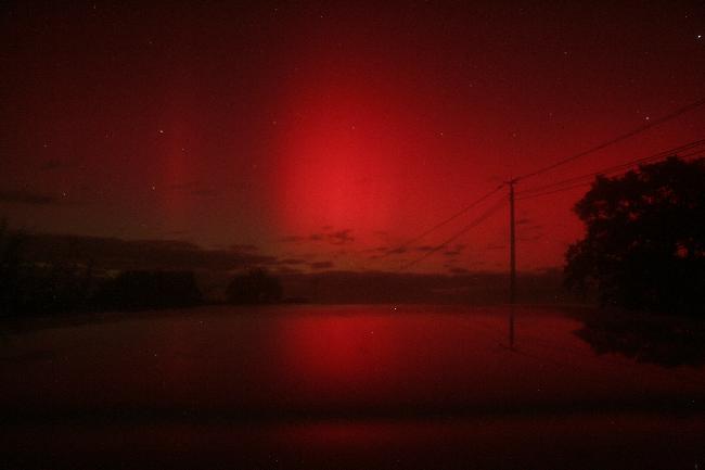 Aurores au nord Montluçon