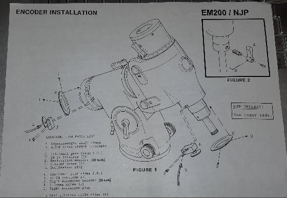 Encodeurs optiques pour Takahashi EM200 ou NJP