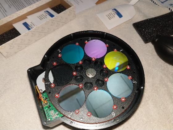 Filtres ZWO SHO 36mm non montés