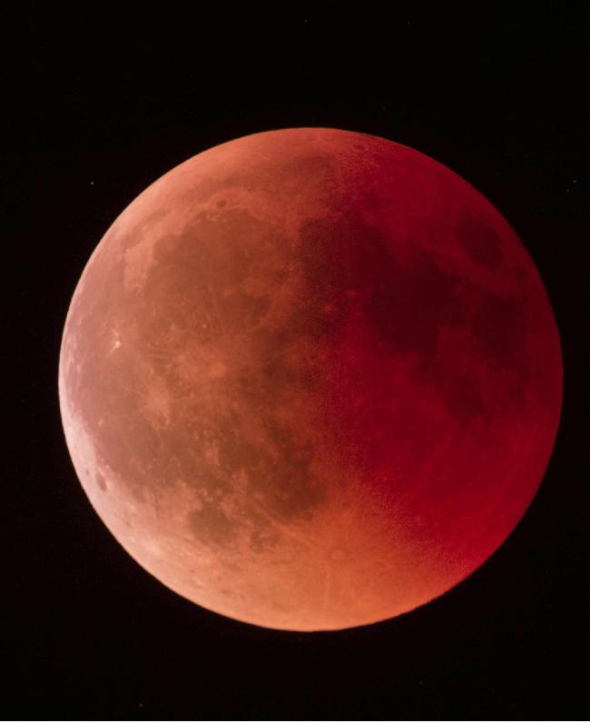 Eclipse de Lune le 27/07/2018