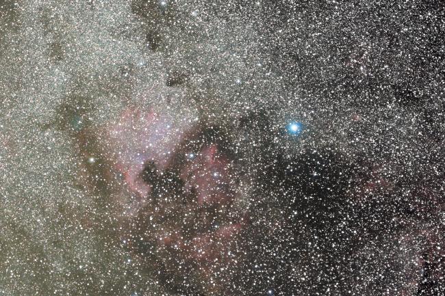 NGC 7000 et Deneb