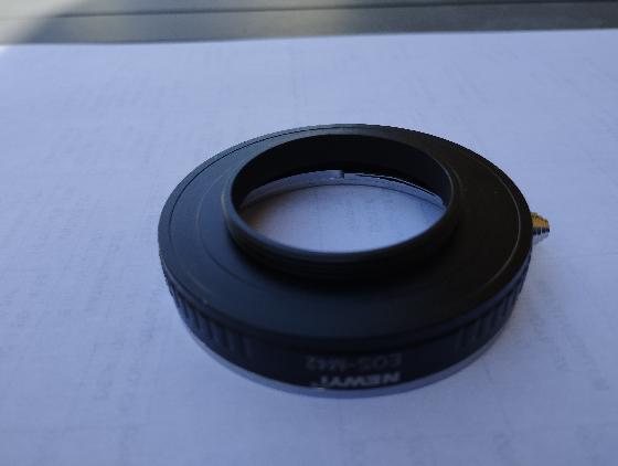 bague de conversion Objectif EOS vers M42