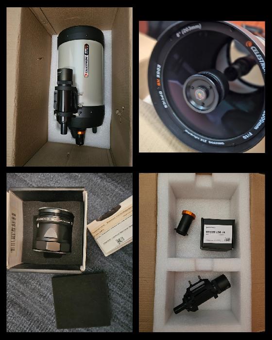 Tube Celestron C8 Edge HD + réducteur 