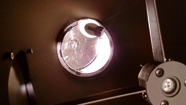 polissage d'1 254mm par un secondaire plan