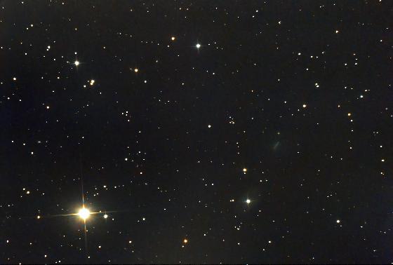 Une comète bien discrète