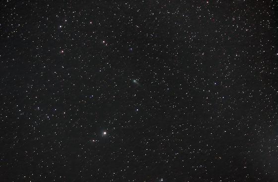 C/2017 V2 Johnson (comète + étoiles)