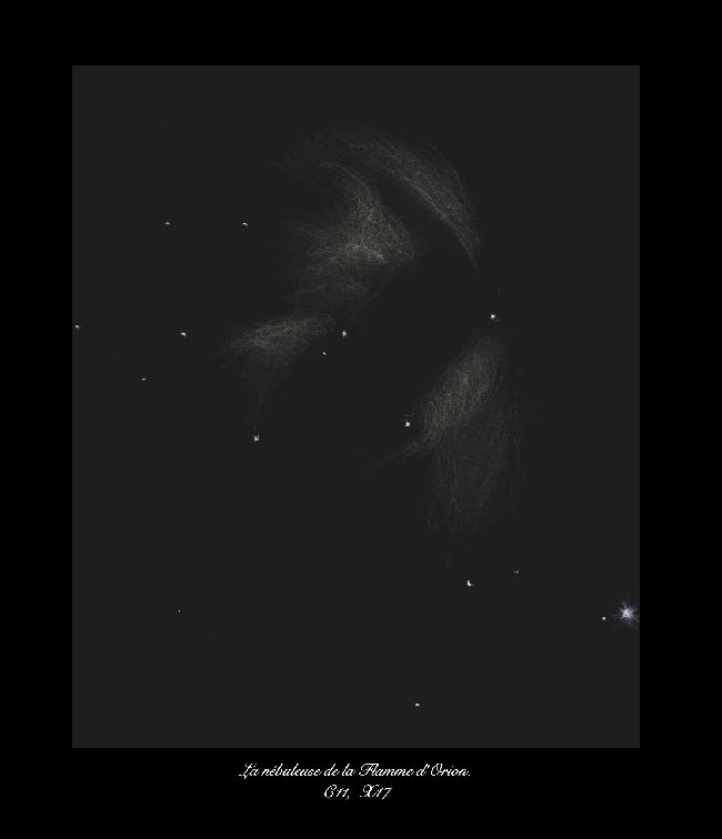 nébuleuse de la flamme