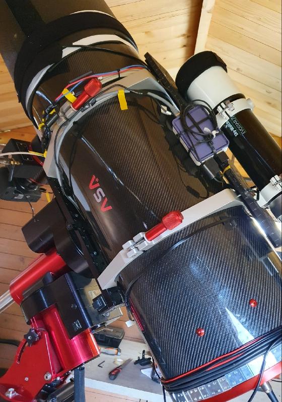 Newton ASA10" avec correcteur Wynne3", focuseur AAF3 et Catseye