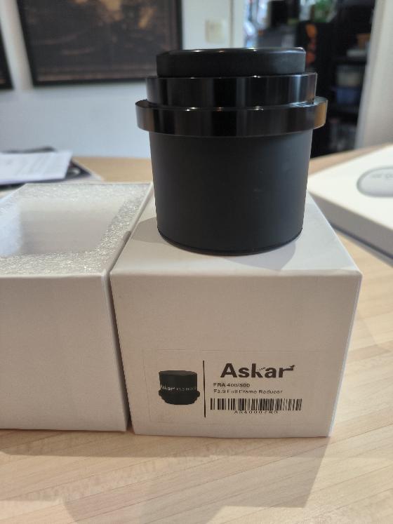Lunette Askar 400/5.6 et son  reducteur 0.7