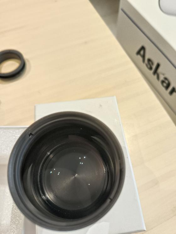 Lunette Askar 400/5.6 et son  reducteur 0.7