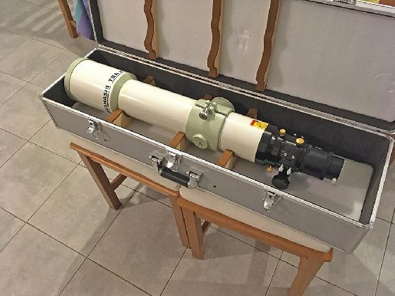 Valise alu skywatcher pour 100ED modifiée pour TSA-102/FS-102 ou autres lunettes de 100mm