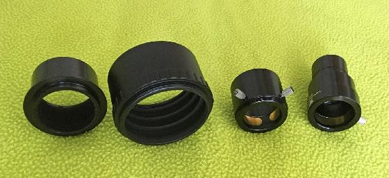 Tube extension Baader M68 L40mm, adaptateur 50,8mm vers M48, Bague T2 vers T2/31,75mm L35mm, Tube allonge 31,75mm L35mm