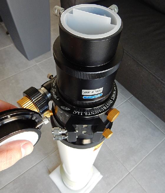 Takahashi TSA-102N + FTF3035B-A + Réducteur TOA35-RD 0,7X + Bague TILT Skymeca + Valise Skywatcher