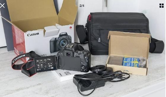 Canon EOS 200D + 18-55mm + 2 batteries + housse sous garantie