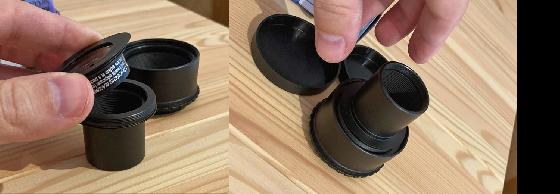 Lot Baader glasspath 1,7x + Adaptateur Baader T2 31.75mm + T2 50,8mm