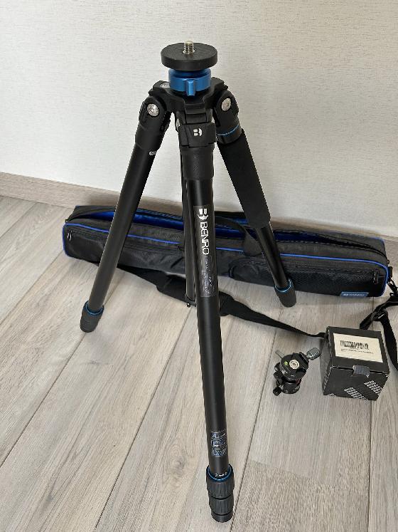 Vds trepied  BENRO TMA27A Mach 3 Aluminium 2 + Koolehaoda E2 + H2 Tête de Trépied
