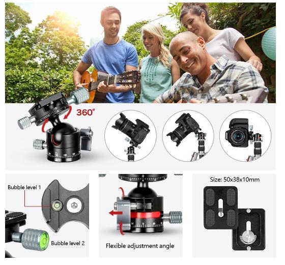 Vds trepied  BENRO TMA27A Mach 3 Aluminium 2 + Koolehaoda E2 + H2 Tête de Trépied