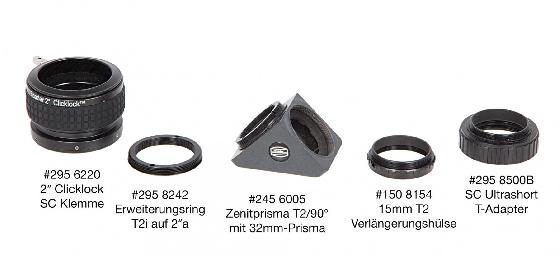 Renvoi Coudé Baader à prisme filetages T2 2456005