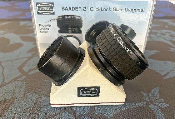 Renvoi coudé Maxbright Baader 50,8mm à serrage ClickLock – 2956100