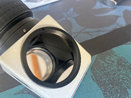 Renvoi coudé Maxbright Baader 50,8mm à serrage ClickLock – 2956100