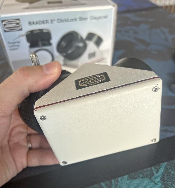 Renvoi coudé Maxbright Baader 50,8mm à serrage ClickLock – 2956100