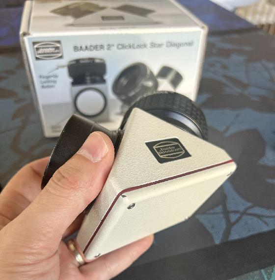 Renvoi coudé Maxbright Baader 50,8mm à serrage ClickLock – 2956100