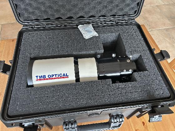 TMB-92SS avec Feathertouch 3’’ FTF3025B-A neuf + colliers Primalucelab + valise Geoptik