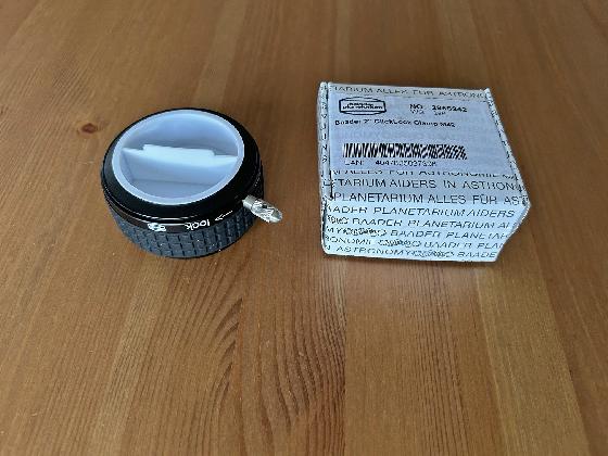 Renvoi coudé coplet Baader maxbright filetage T2 2456100 Sitall + Click lock 2956242 + nez coulant 50,8mm 2408150